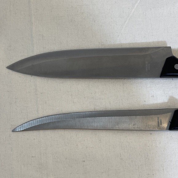 Set Of 2 Knives Koch Messer And Schinken Messer Stainless Rostfrei Inox - Picture 6 of 7